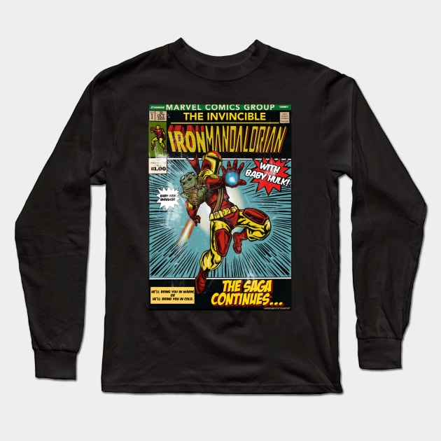 Comic cover Long Sleeve T-Shirt by Nickdancytattoo